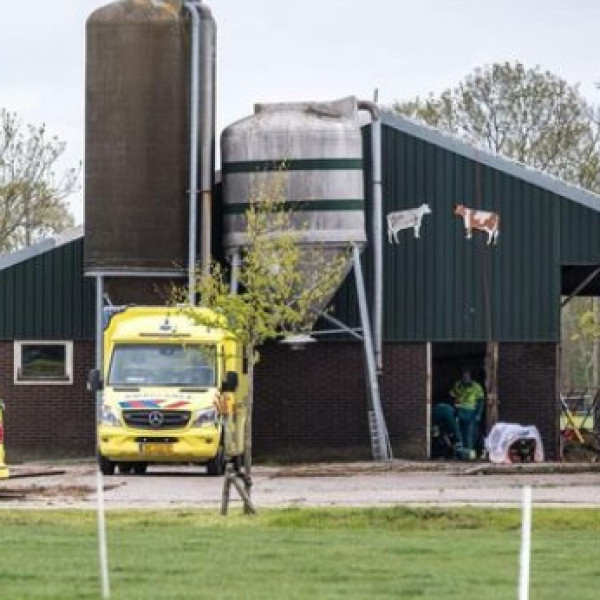 Man zwaargewond na val door dak bij Niehove